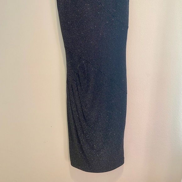Alice and Olivia Fitted Dress in Black Sparkle - Picture 2 of 5